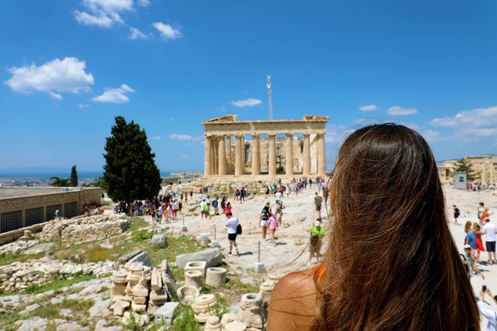 Woman at the Acropolis / What to wear at acropolis dress code