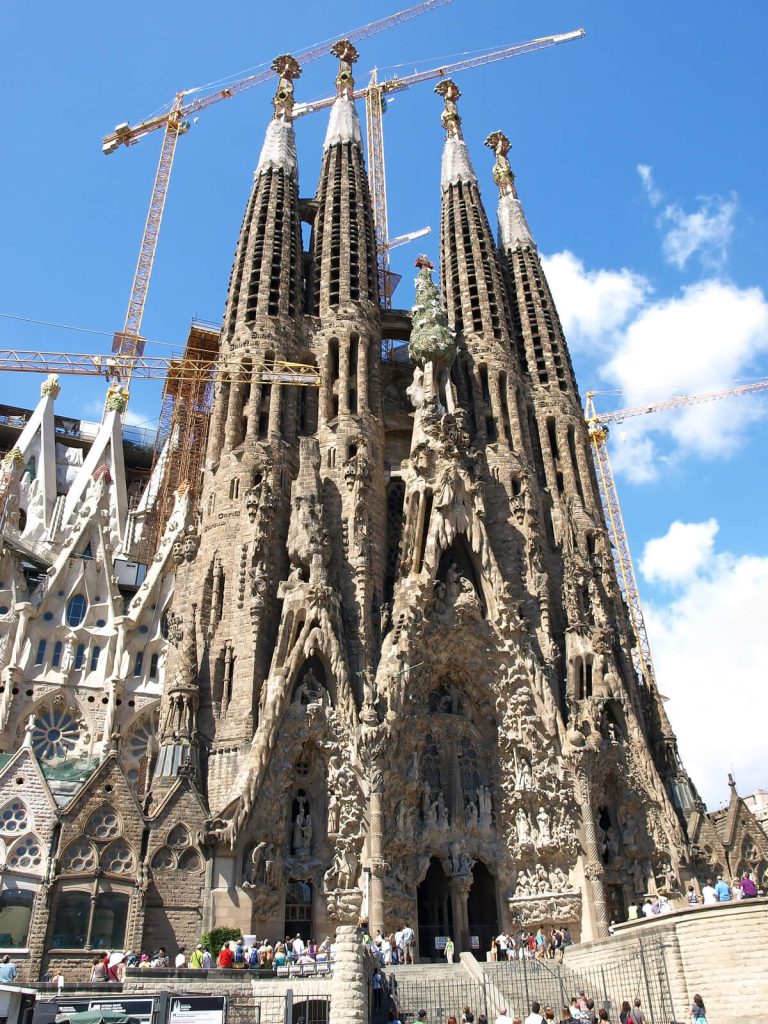Sagrada Familia In Barcelona 