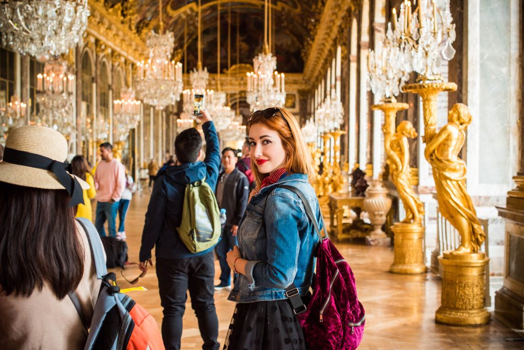 Woman in Versailles
