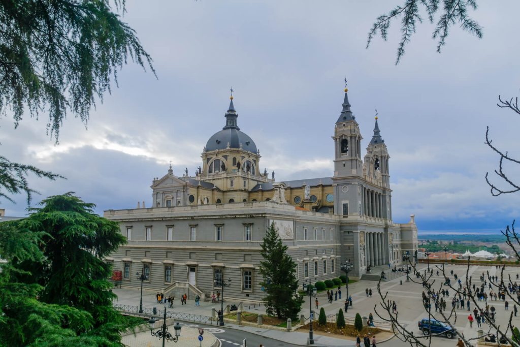 Madrid Cathedral in Winter