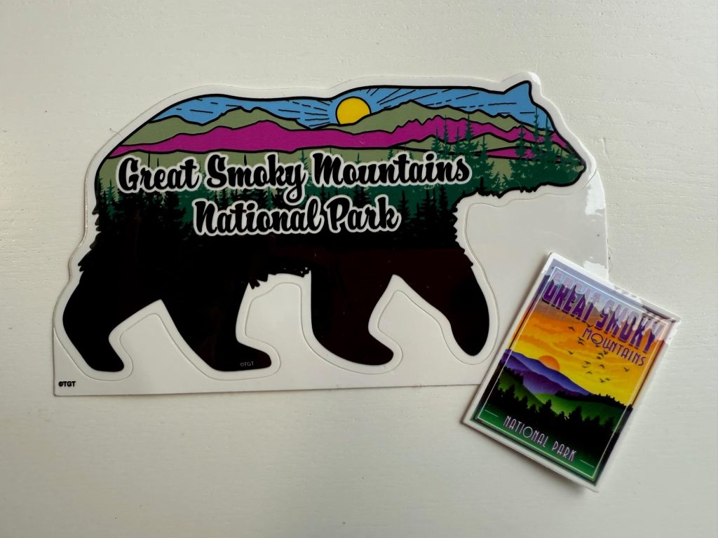 Travel Stickers from Great Smoky national Park